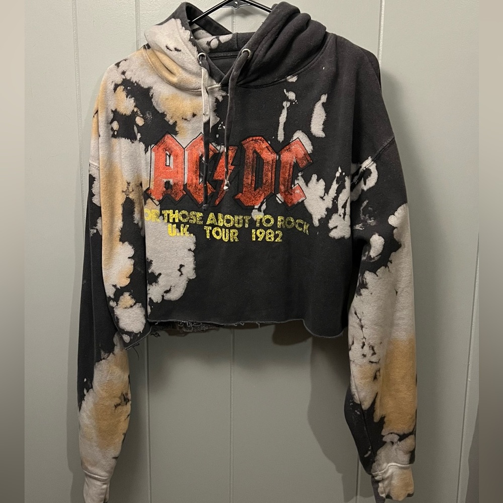 AC/DC Cropped hoodie